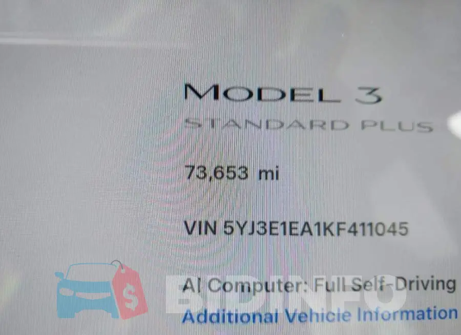5YJ3E1EA1KF411045 Photo# 14