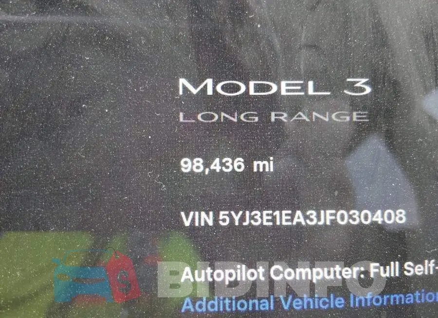 5YJ3E1EA3JF030408 Photo# 15