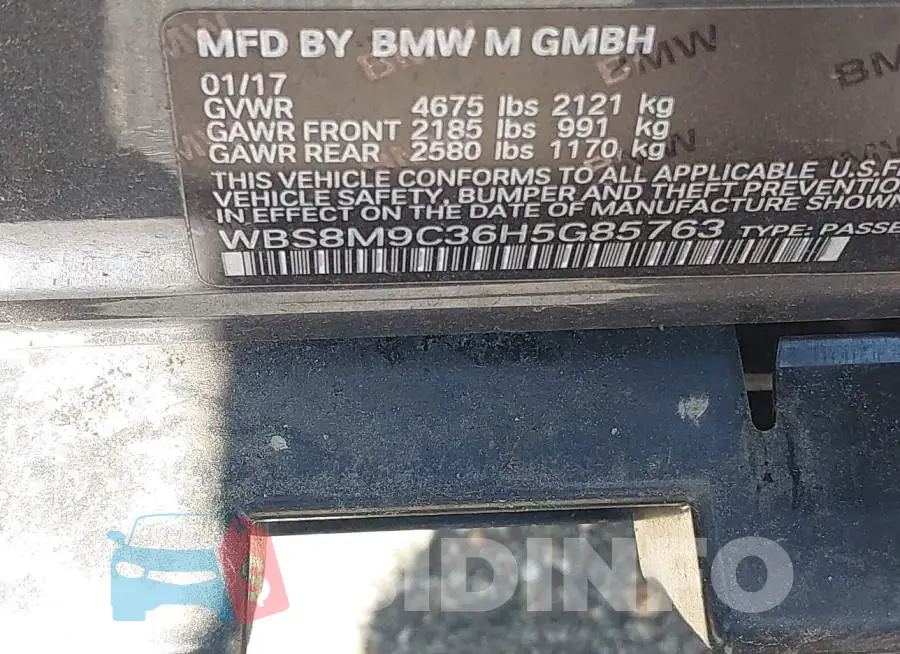 WBS8M9C36H5G85763 Photo# 9