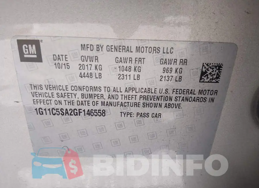 1G11C5SA2GF146558 Photo# 9
