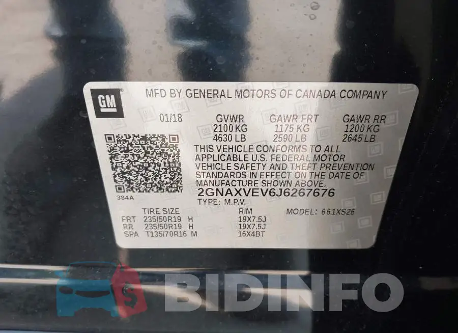 2GNAXVEV6J6267676 Photo# 9