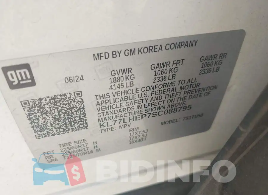 KL77LHEP7SC088795 Photo# 9