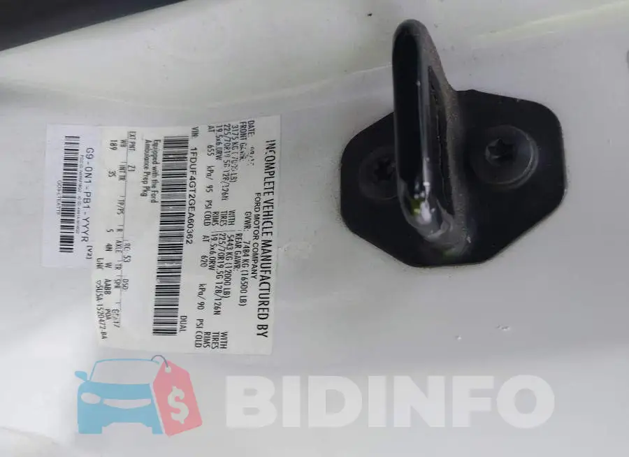 1FDUF4GT2GEA60362 Photo# 9