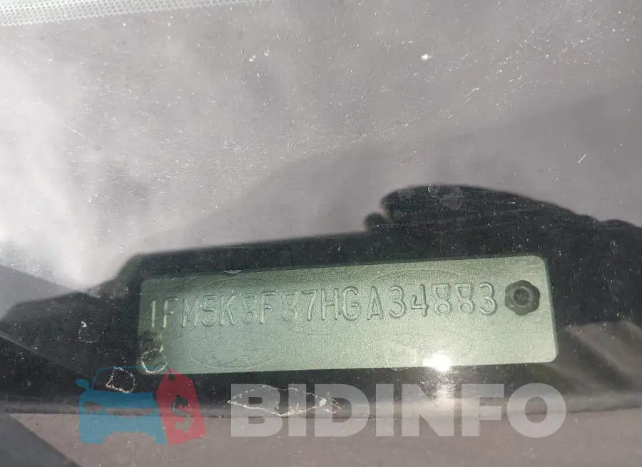 1FM5K8F87HGA34883 Photo# 18