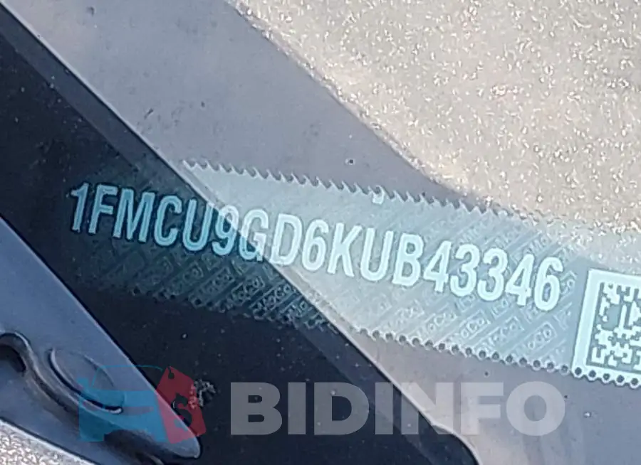 1FMCU9GD6KUB43346 Photo# 17
