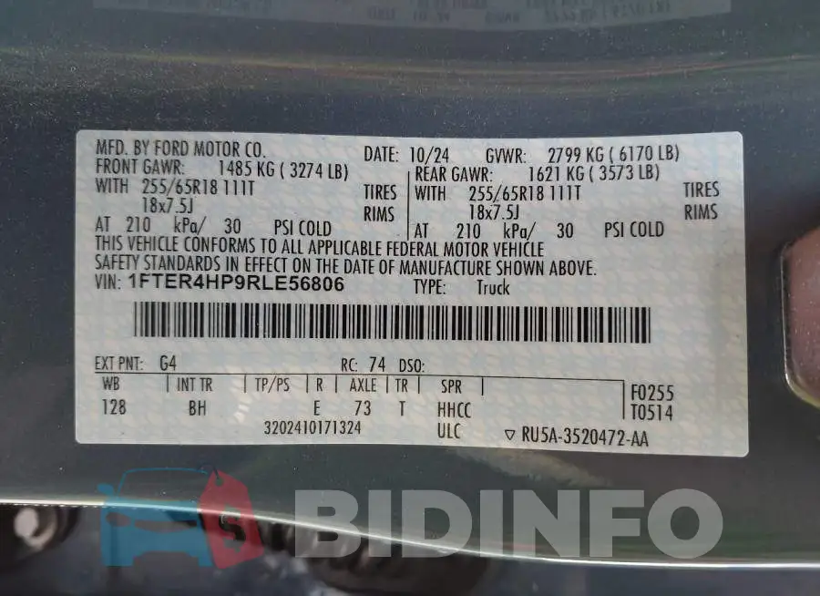 1FTER4HP9RLE56806 Photo# 9