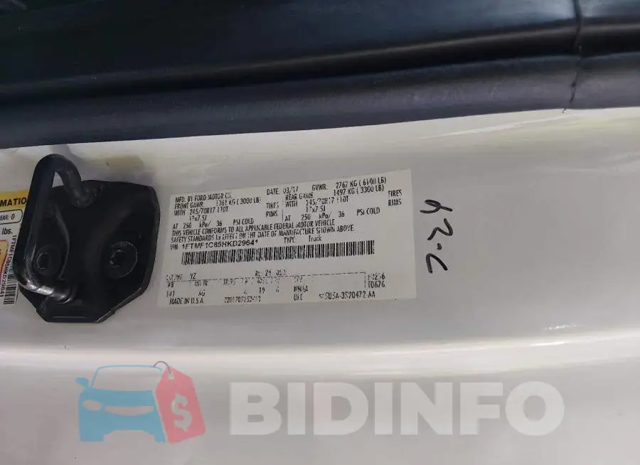 1FTMF1C85HKD29641 Photo# 9