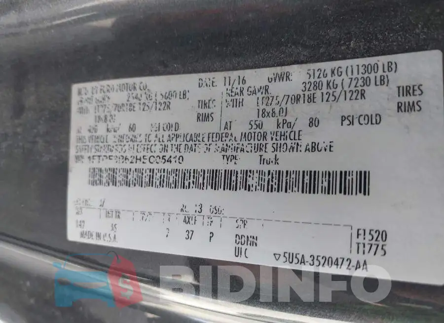 1FTRF3B62HEC05410 Photo# 9