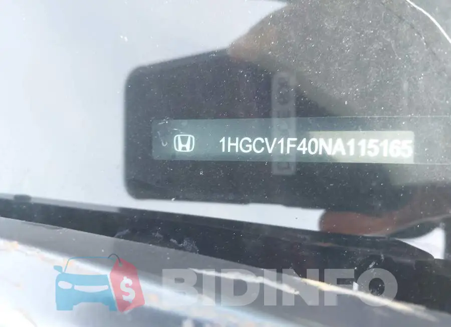 1HGCV1F40NA115165 Photo# 9