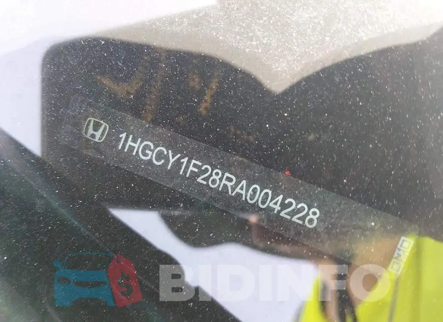 1HGCY1F28RA004228 Photo# 9