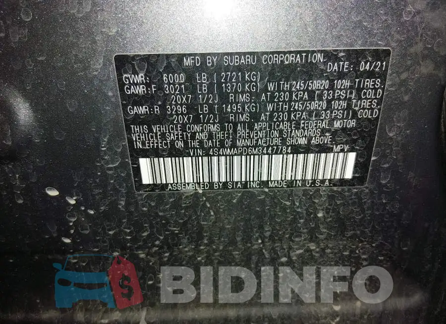 4S4WMAPD6M3447784 Photo# 9
