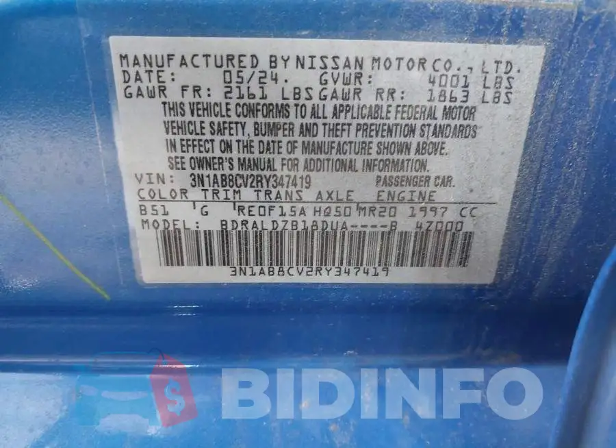 3N1AB8CV2RY347419 Photo# 9