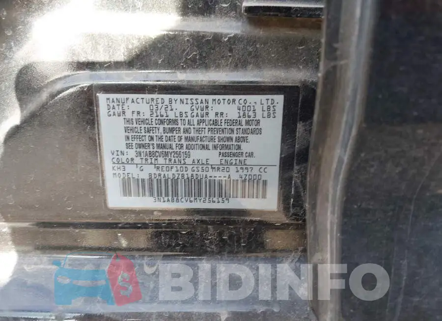 3N1AB8CV6MY256159 Photo# 9