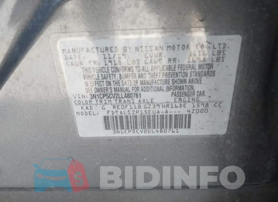 3N1CP5CV2LL480761 Photo# 9