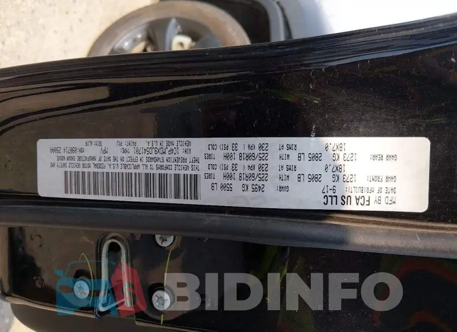 1C4PJMDX9JD541701 Photo# 9