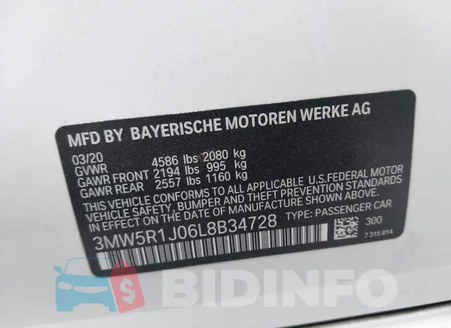 3MW5R1J06L8B34728 Photo# 9