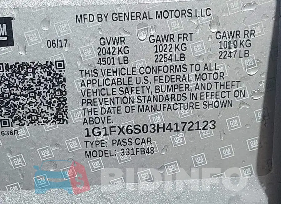 1G1FX6S03H4172123 Photo# 9