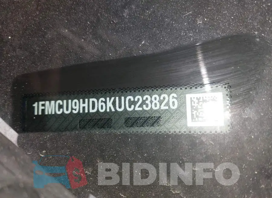 1FMCU9HD6KUC23826 Photo# 9
