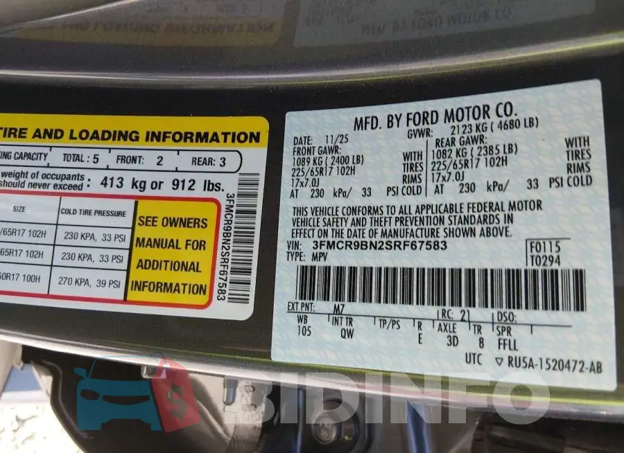 3FMCR9BN2SRF67583 Photo# 9