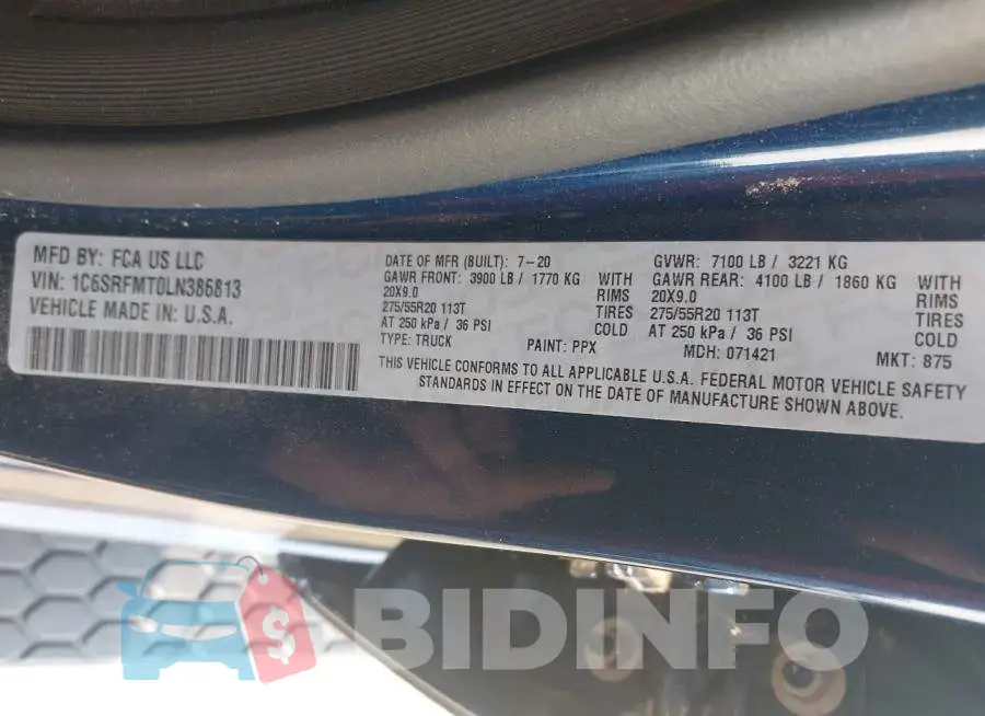 1C6SRFMT0LN386813 Photo# 9
