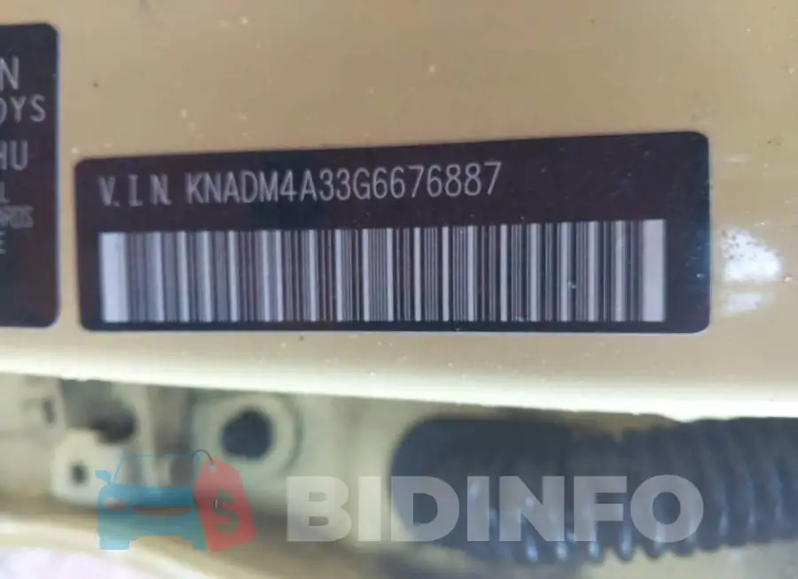 KNADM4A33G6676887 Photo# 9