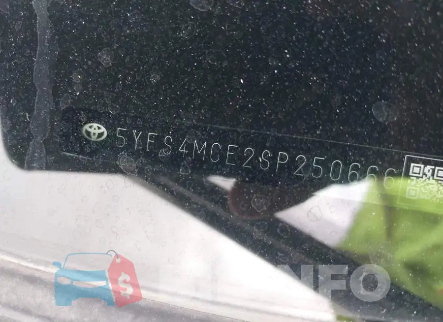 5YFS4MCE2SP250666 Photo# 9