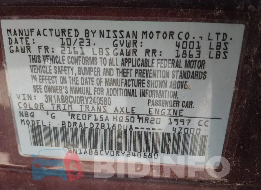 3N1AB8CV0RY240580 Photo# 9