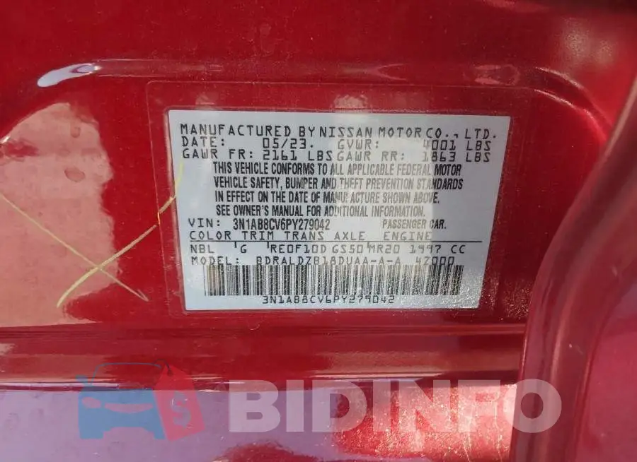 3N1AB8CV6PY279042 Photo# 9