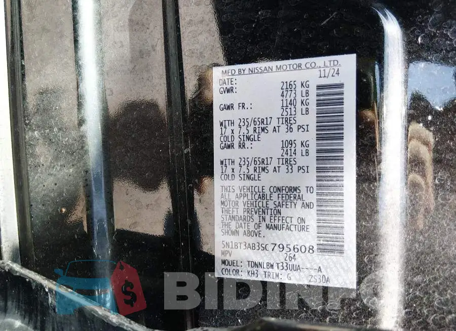 5N1BT3AB3SC795608 Photo# 9