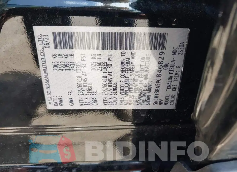 5N1BT3BA5PC846829 Photo# 9