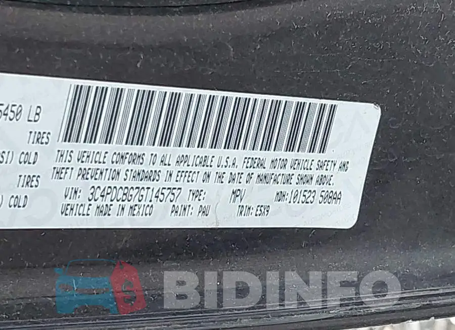 3C4PDCBG7GT145757 Photo# 9