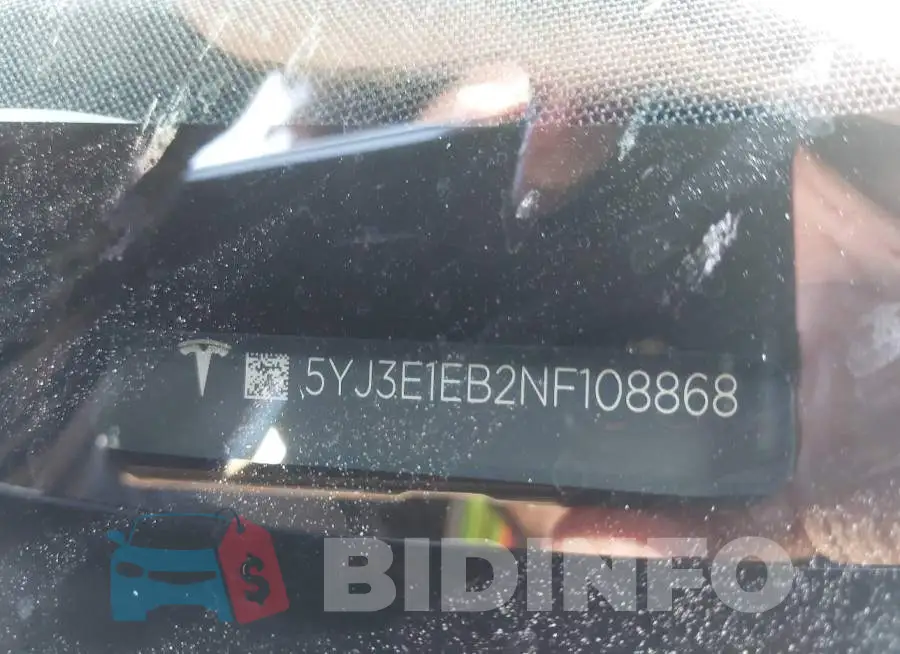 5YJ3E1EB2NF108868 Photo# 9