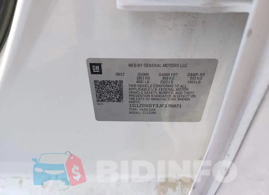 1G1ZD5ST3JF139871 Photo# 9