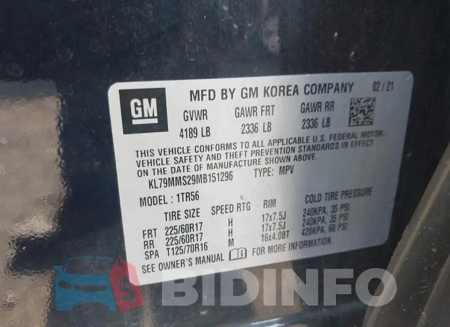 KL79MMS29MB151296 Photo# 9