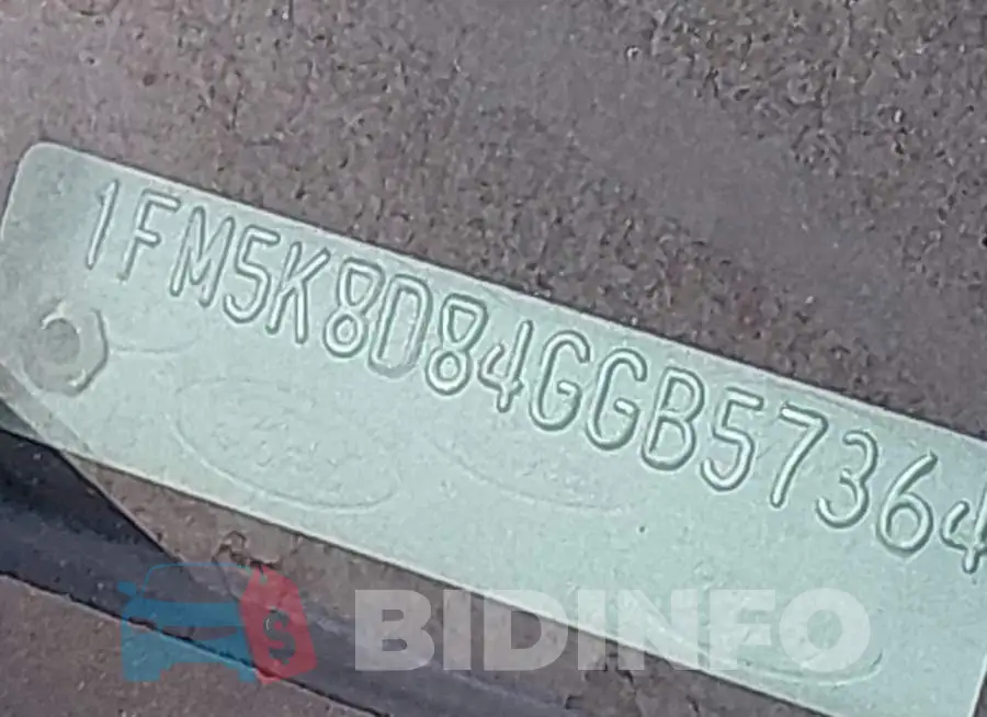 1FM5K8D84GGB57364 Photo# 17