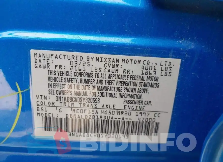 3N1AB8CV0SY320693 Photo# 9