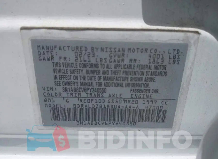 3N1AB8CV6PY240550 Photo# 9