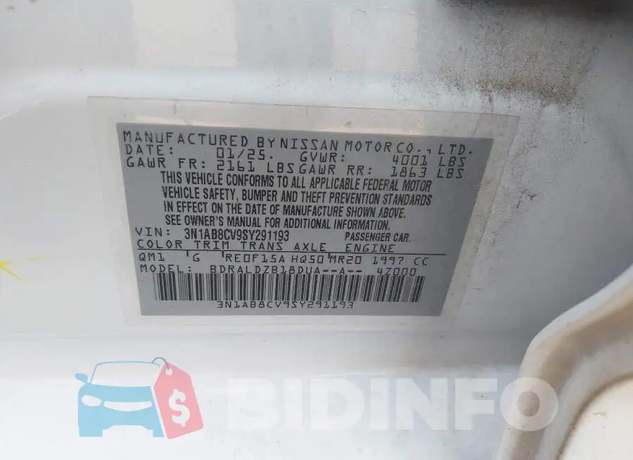 3N1AB8CV9SY291193 Photo# 9