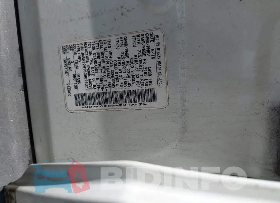 JN8AT2MT6GW026321 Photo# 9