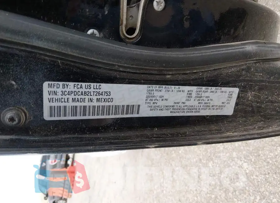 3C4PDCAB2LT264753 Photo# 9