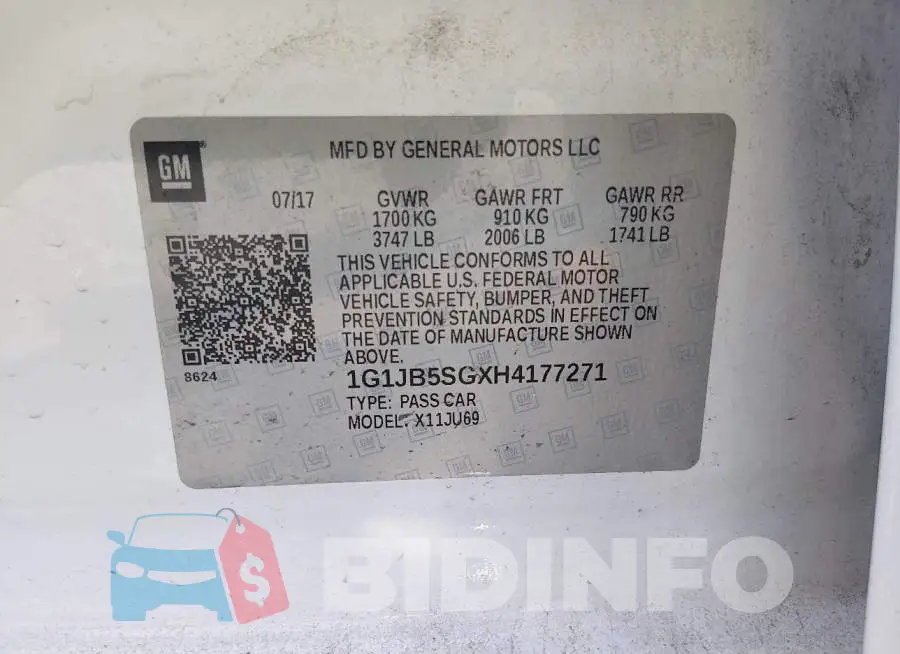1G1JB5SGXH4177271 Photo# 9