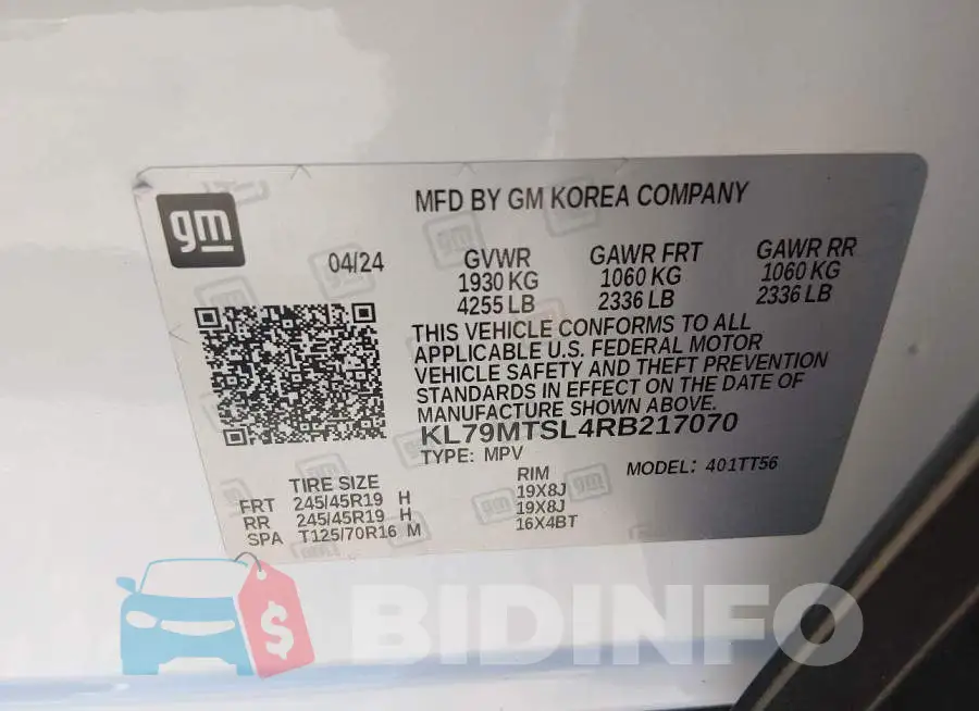 KL79MTSL4RB217070 Photo# 9