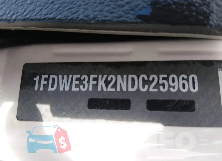 1FDWE3FK2NDC25960 Photo# 9