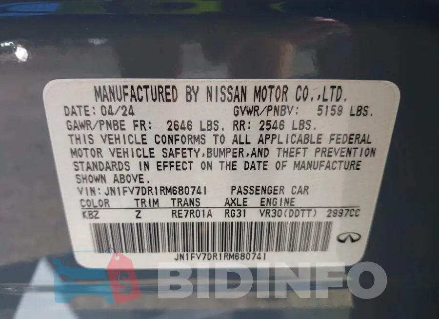 JN1FV7DR1RM680741 Photo# 9