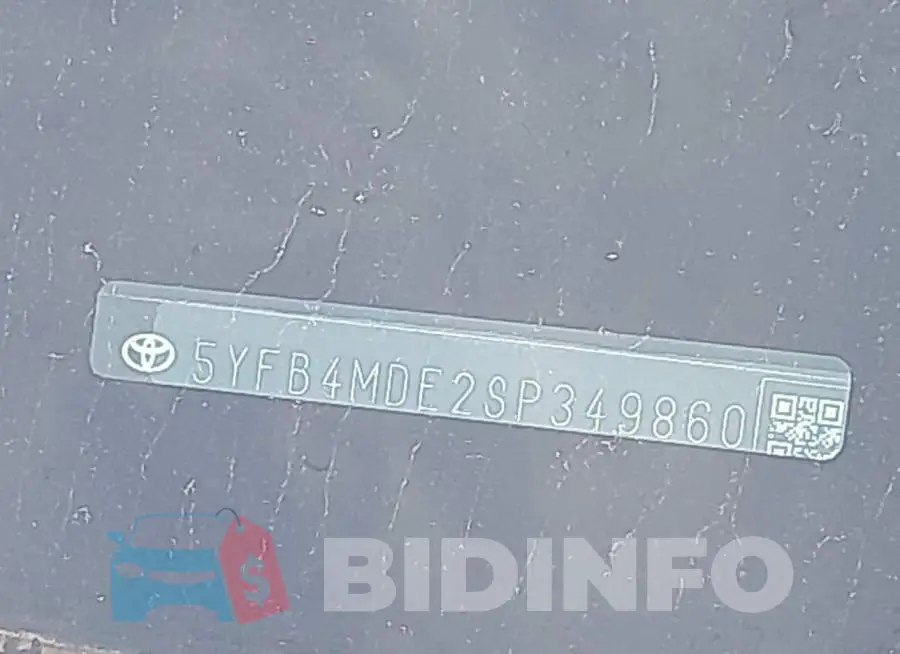 5YFB4MDE2SP349860 Photo# 9
