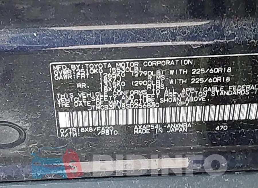 JTMCB3FV8SD256880 Photo# 9