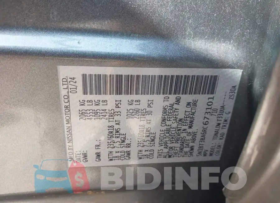 5N1BT3BA6RC673101 Photo# 9