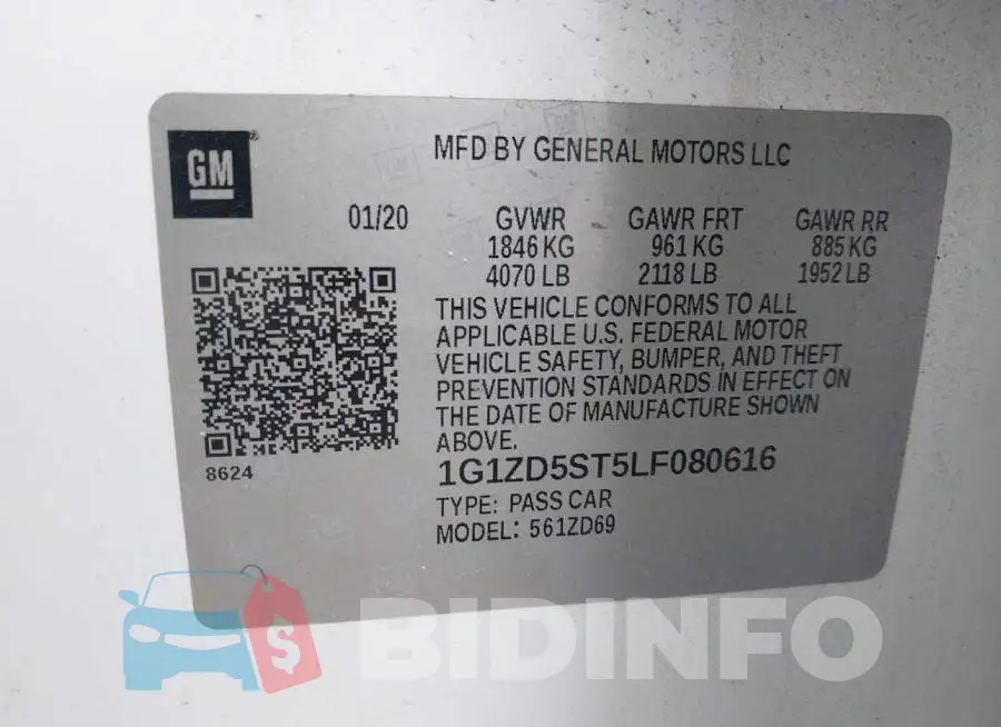 1G1ZD5ST5LF080616 Photo# 9