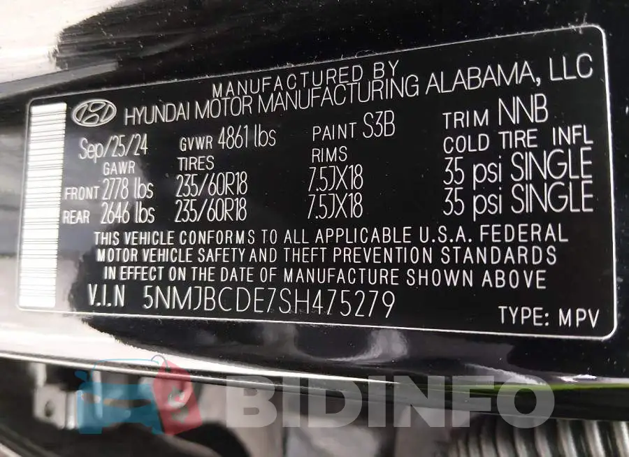 5NMJBCDE7SH475279 Photo# 9