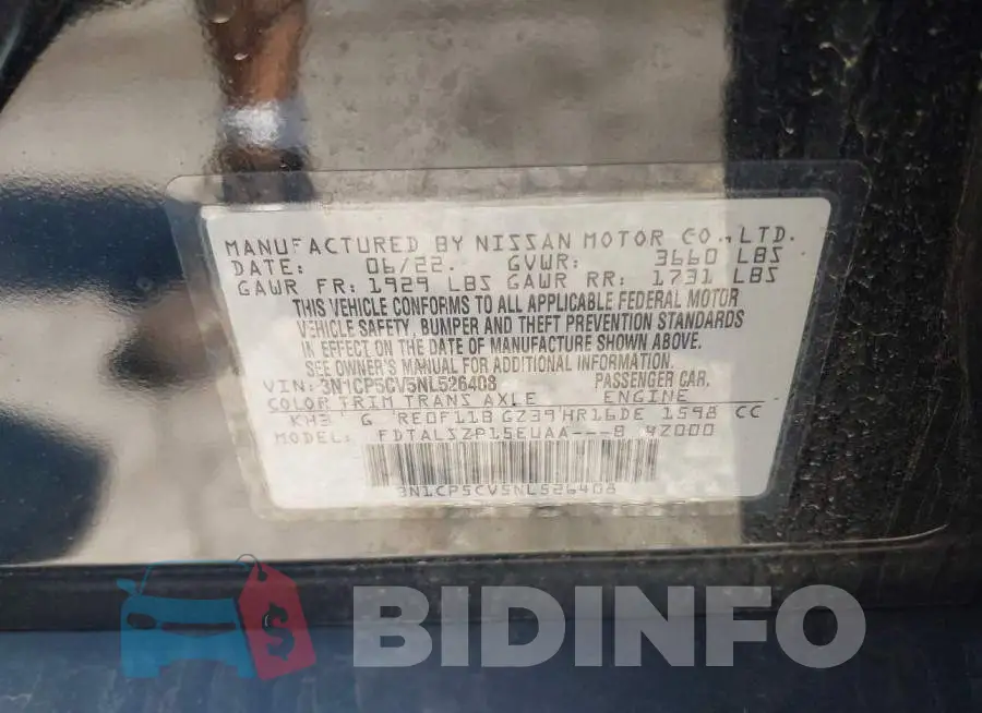 3N1CP5CV5NL526408 Photo# 9